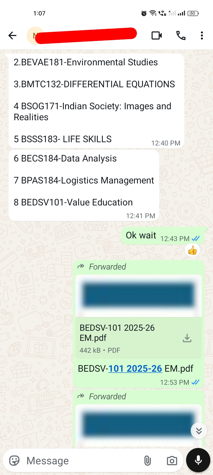 Student WhatsApp Reviews