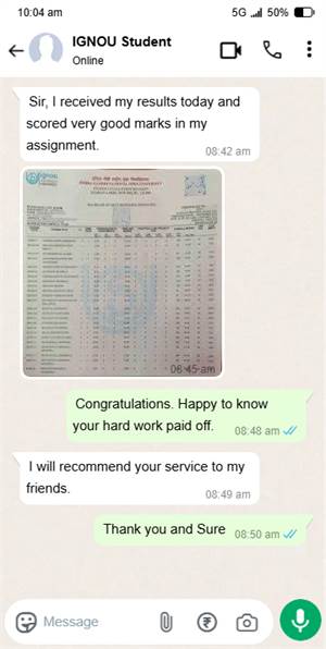IGNOU assignment Student Reviews
